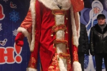 В парке Победы открыли елку Автозаводского района